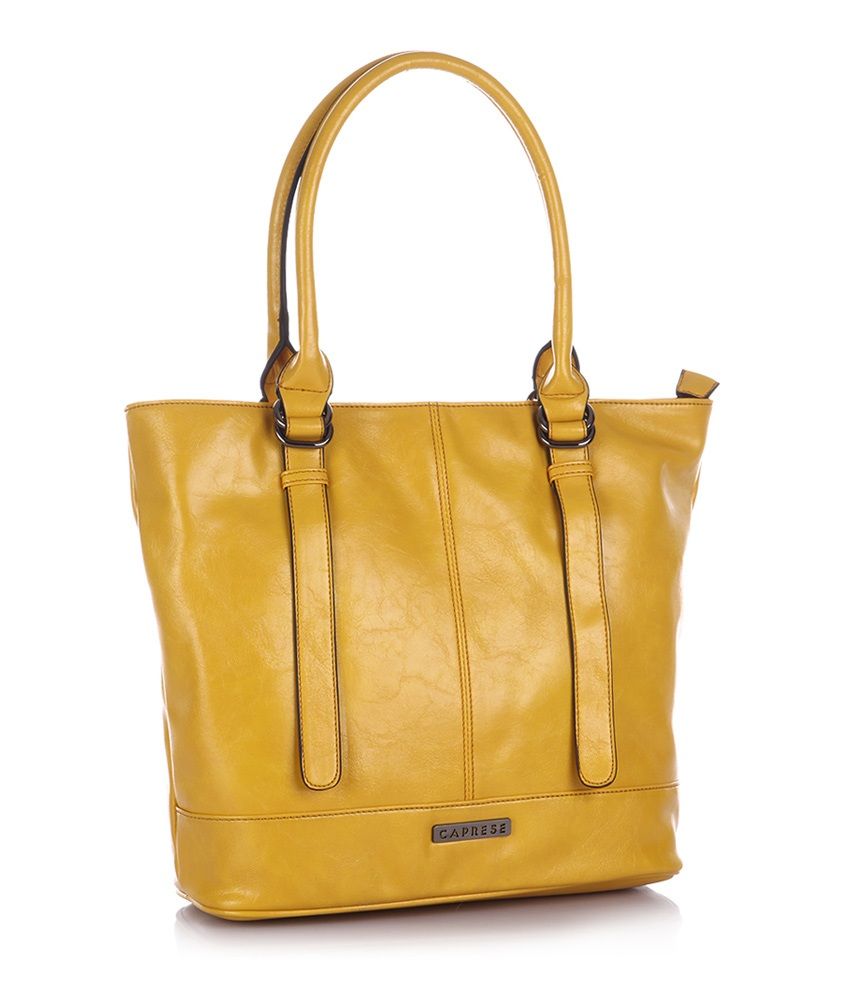 Caprese Yellow Tote Bag - Buy Caprese Yellow Tote Bag Online at Best ...