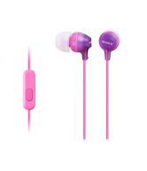 Sony MDR-EX15AP In-Ear Headphones with Mic (Violet)