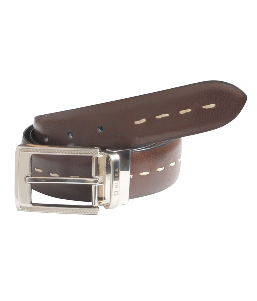 Hidea Reversible Leather Belt With Pin Buckle: Buy Online at Low Price in India - Snapdeal