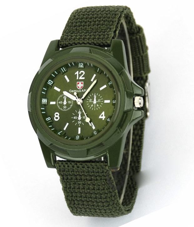 Gemius Army Wrist Watch Green Color -  obtain Gemius Army  