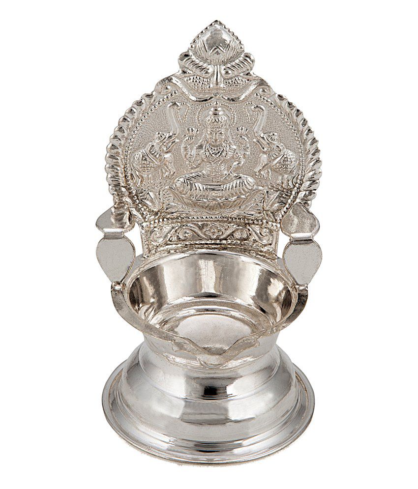 Sumukha Silver Kamakshi lamp: Buy Sumukha Silver Kamakshi lamp Online ...