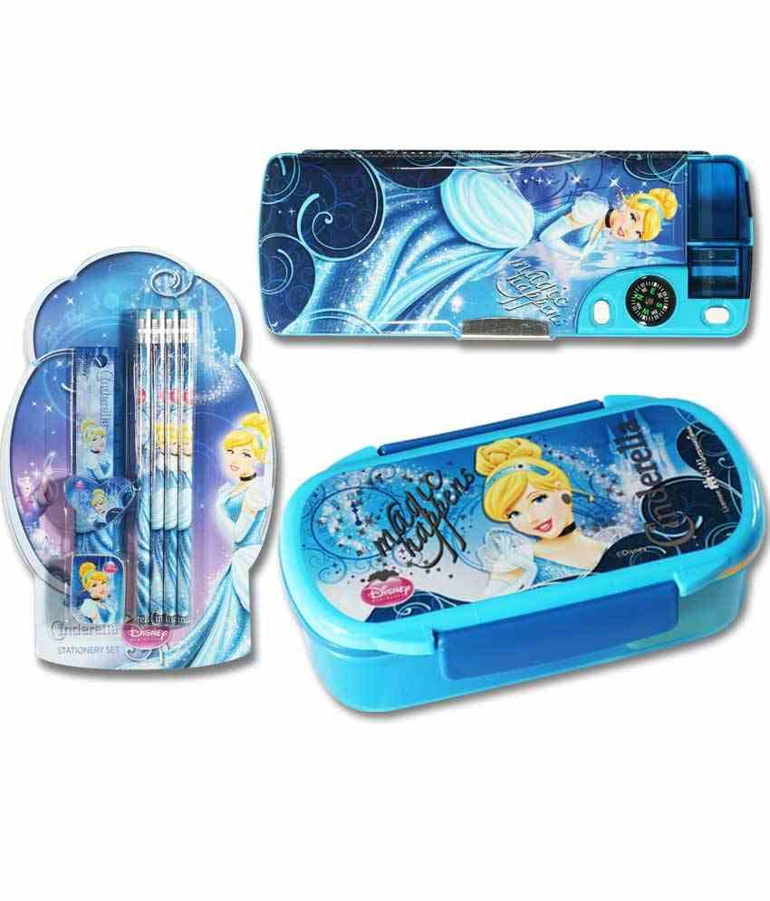 cinderella princess stationery gift set