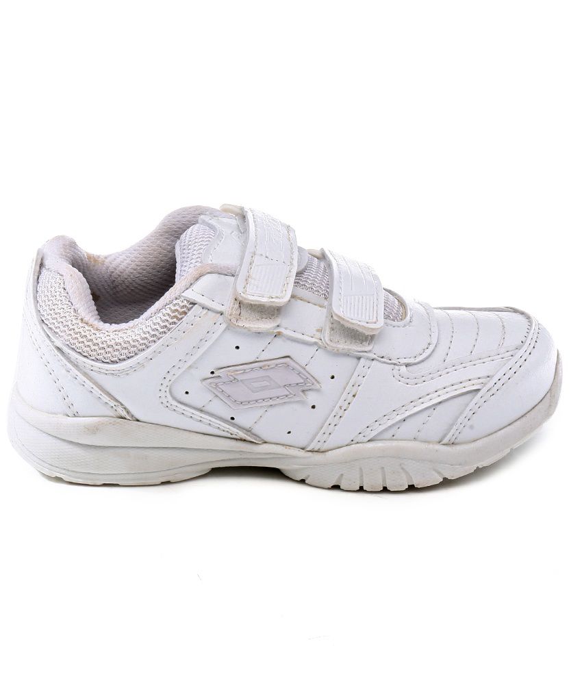 lotto school shoes white