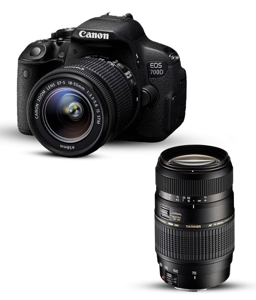 Canon 700D with EF-S 18mm-55mm IS II Lens + Tamron 70mm-300mm Lens ...