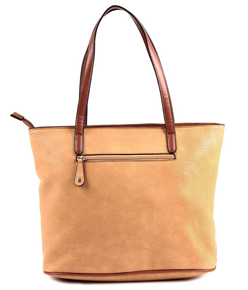 Lavie L04110992042 Brown Beige Shoulder Bag - Buy Lavie L04110992042 ...