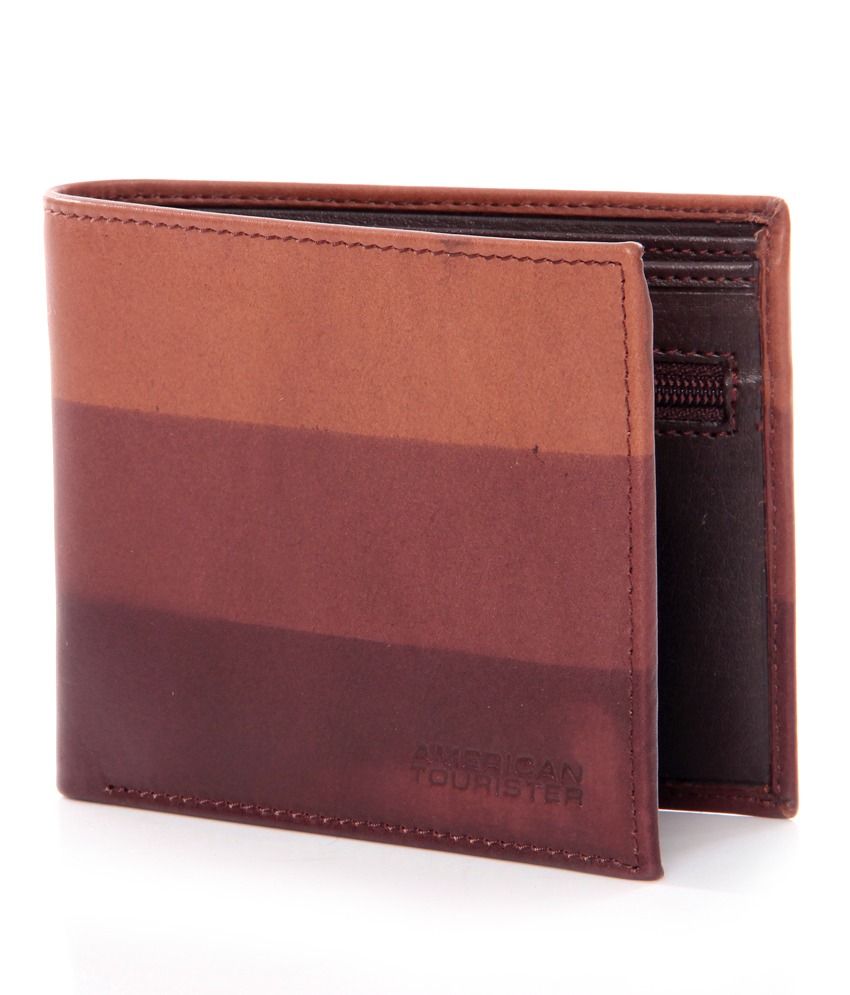 American Tourister Leather BROWN Men Regular Wallet Buy American
