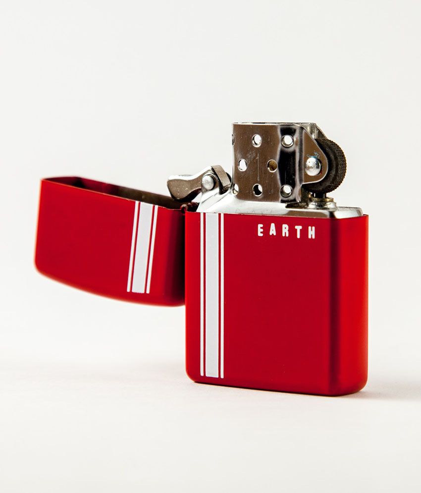 India Bongs Earth Lighter Red (Zippo - Buy India Bongs Earth Red (Zippo Replica) Online at Low Price - Snapdeal