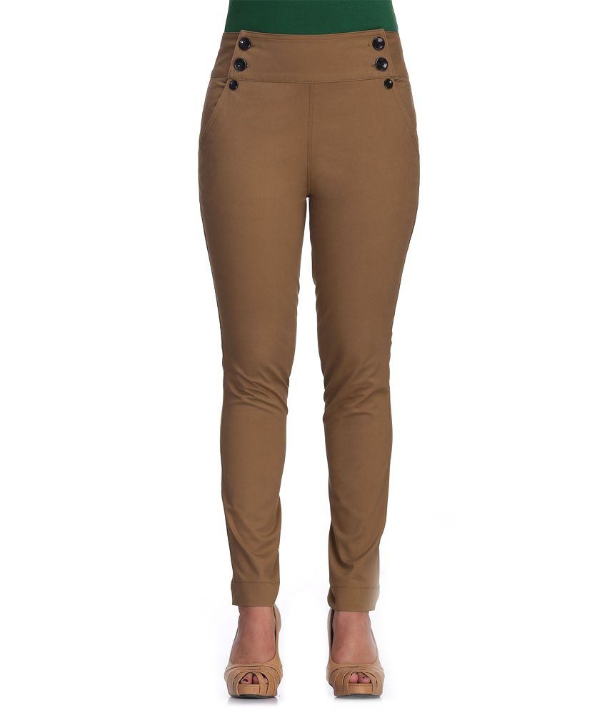 Buy Fashion Wide Leg Pants Casual Loose Solid Color Lady Zipper Long  Trousers Online at Best Prices in India  Snapdeal