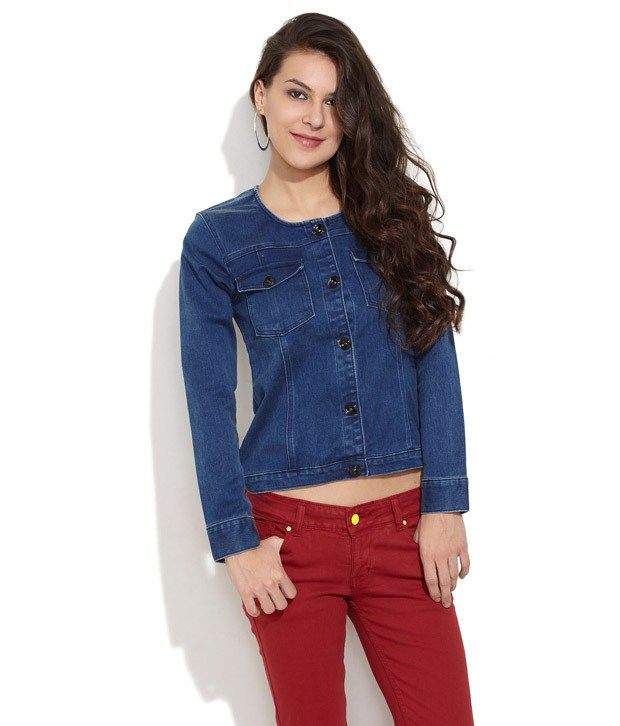 cotton layered denim jacket