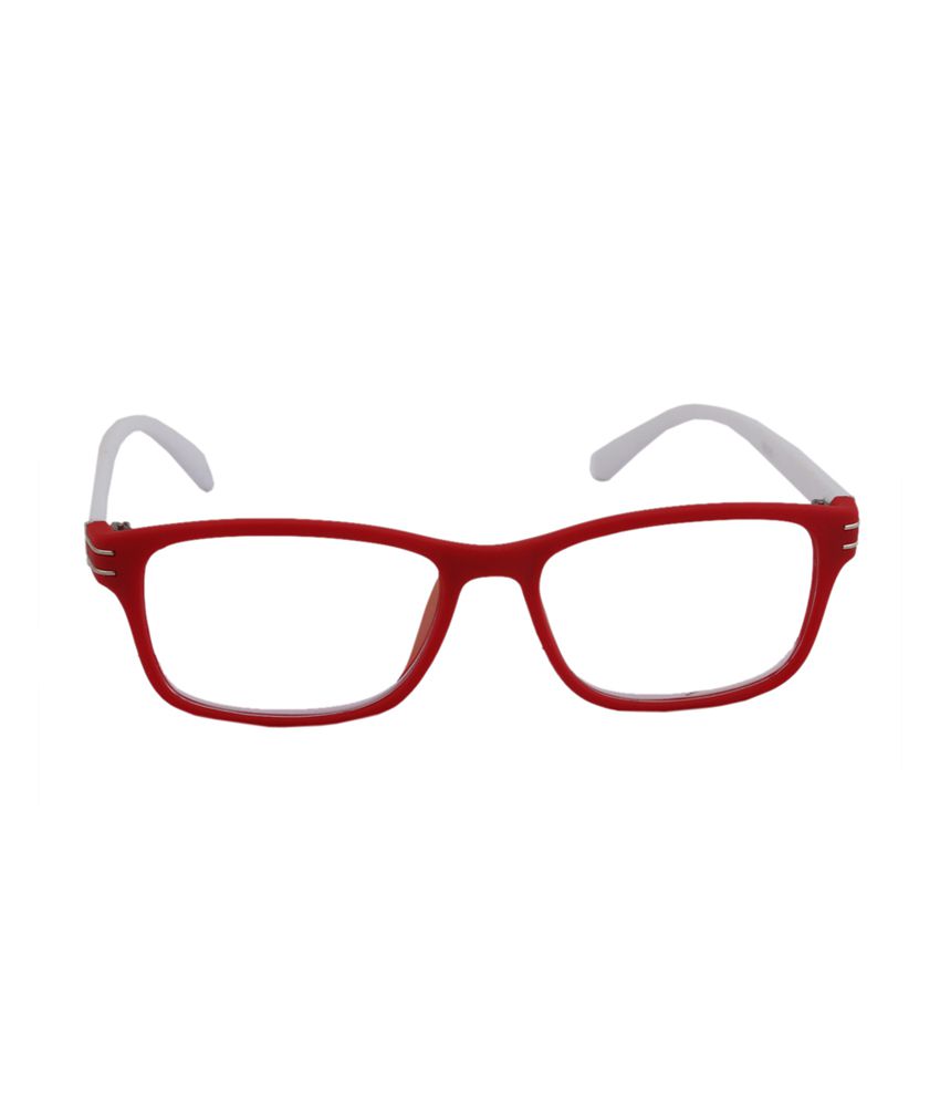 Gansta GN-31009-RED-WHT Red Rectangle Eyeglasses - Buy Gansta GN-31009 ...
