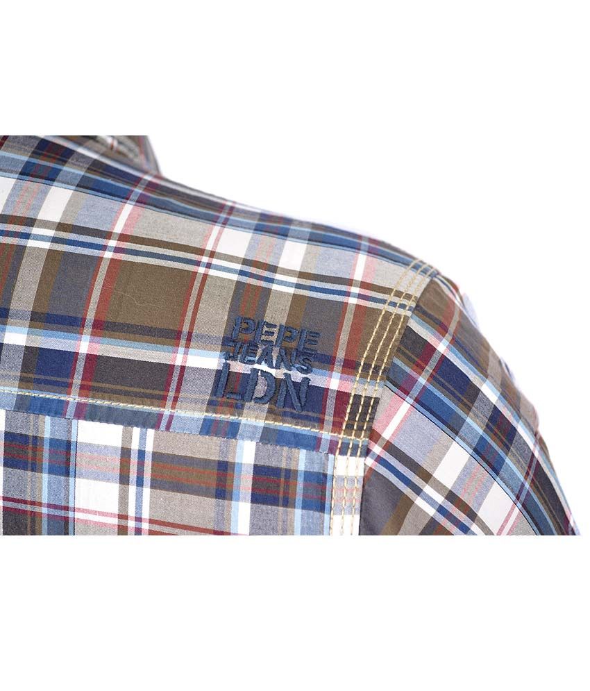 pepe jeans checked shirts