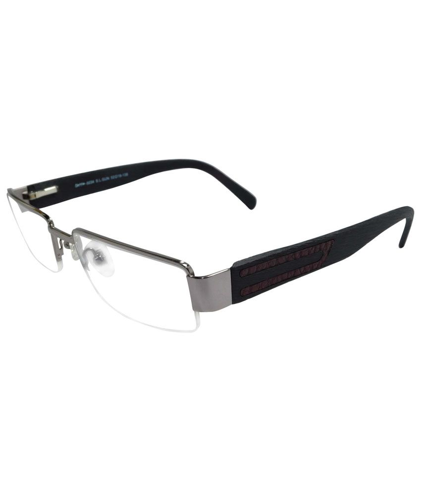 David Jones Dj5034 Designer Silver Titanium Black Eyeglasses Buy