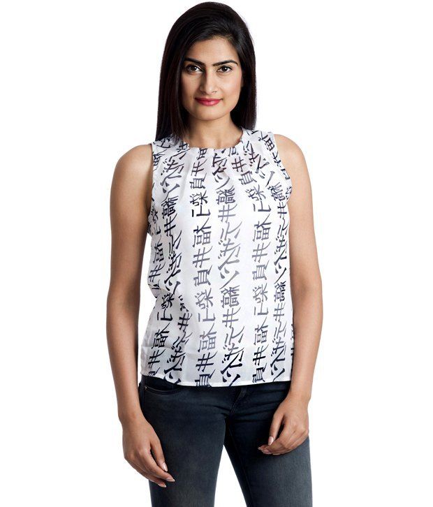 At499 White Polyester Tops Buy At499 White Polyester Tops Online At Best Prices In India On