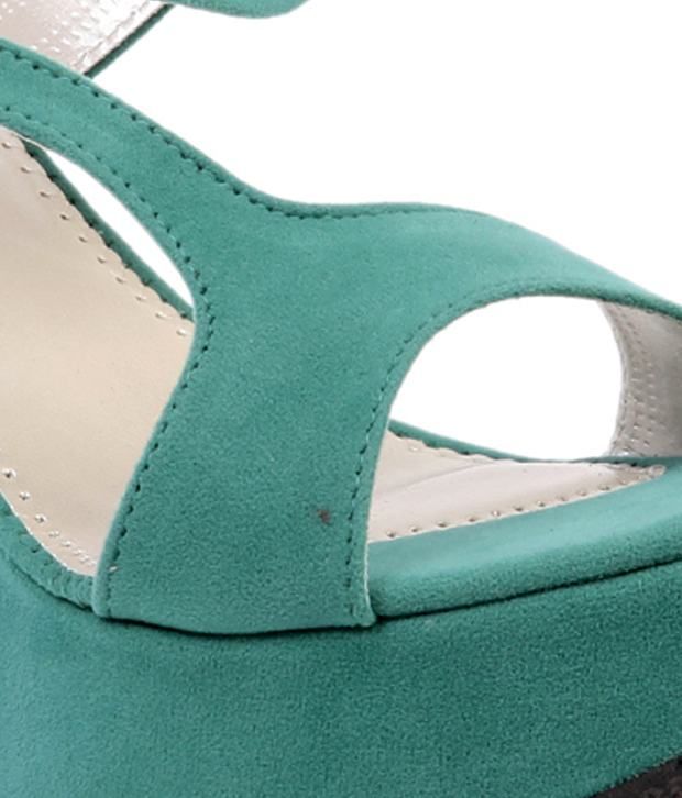 sea green high heels