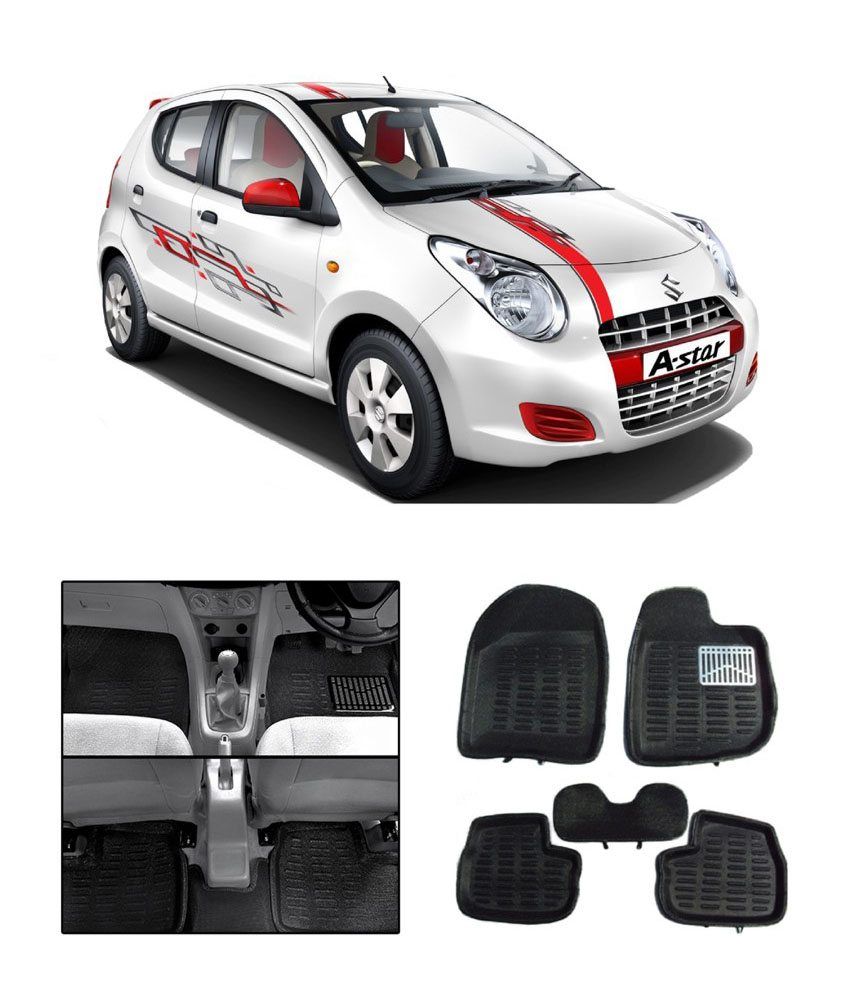 Digitru Car 3D Foot Mat Alto K10 (Black) Buy Digitru Car 3D Foot