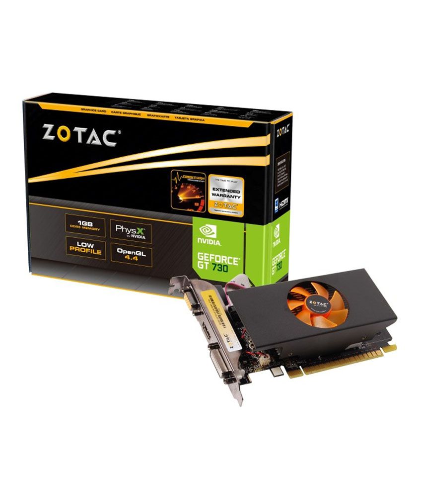 ZOTAC NVIDIA GeForce GT 730 1GB DDR5 Graphics Card - Buy ...