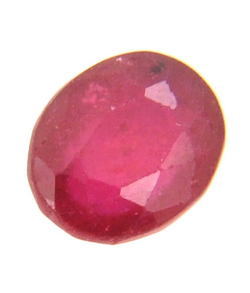 Barishh Gems Manik Stone 1.25 Ratti Certified Ruby For Capricorn Zodiac