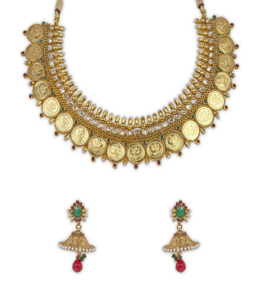 Sthrielite Exquisite Gold Plated Necklace Set - Buy Sthrielite ...