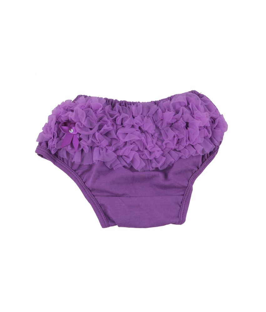 Buy Funky Baby Chiffon Ruffled Bloomers - Purple on Snapdeal ...