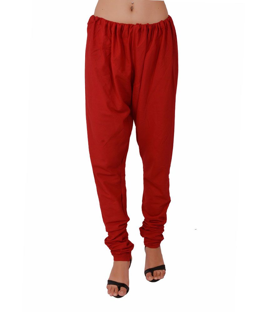 Stylenmart Red Readymade Indian Churidars Pants Price in India - Buy ...