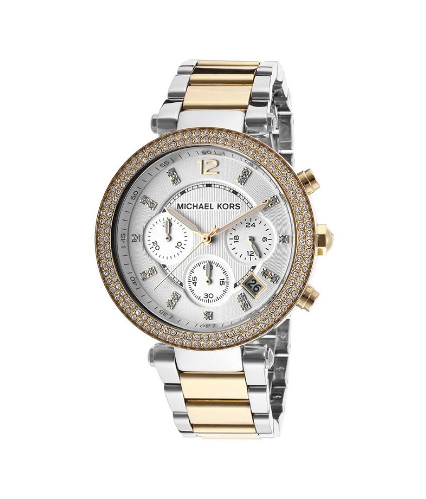 Michael Kors Women's Chronograph Parker Two Tone Stainless Steel Bracelet  Watch Mk5626 Price in India: Buy Michael Kors Women's Chronograph Parker  Two Tone Stainless Steel Bracelet Watch Mk5626 Online at Snapdeal