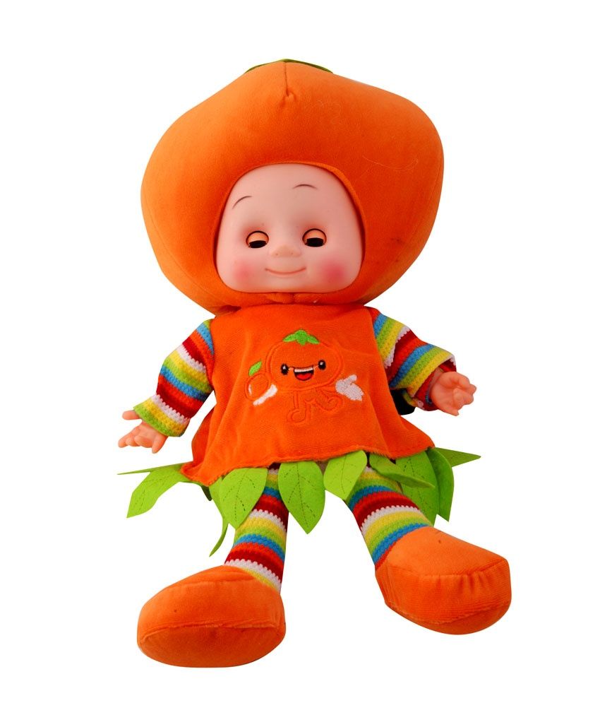 orange rainbow doll