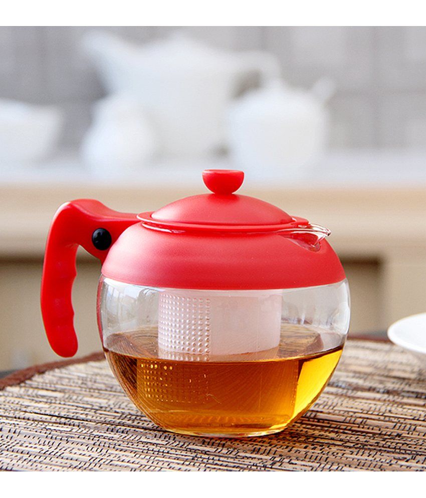 Roxx Red Glass And Plastic Teapot Buy Online at Best Price in India