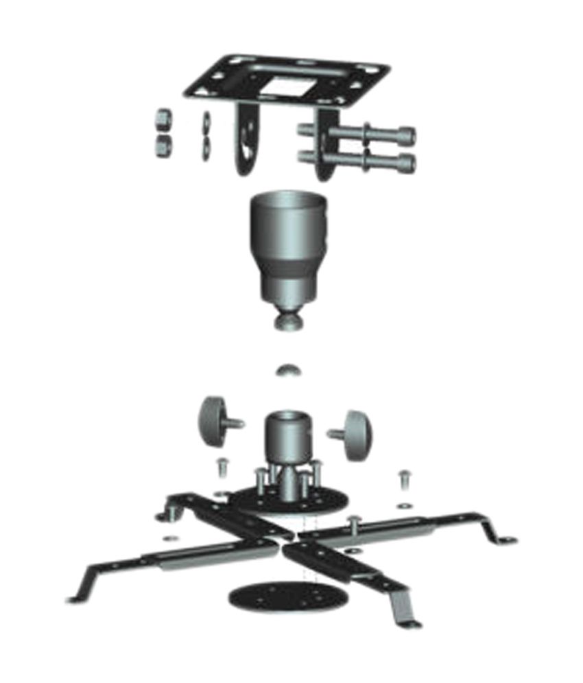 Buy Wired Solutions 20 Kg Projector Ceiling Mount Black Online at