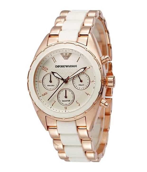 Emporio Armani Ar5942 Women's Gold Strap Wrist Watch Price in India: Buy Emporio  Armani Ar5942 Women's Gold Strap Wrist Watch Online at Snapdeal