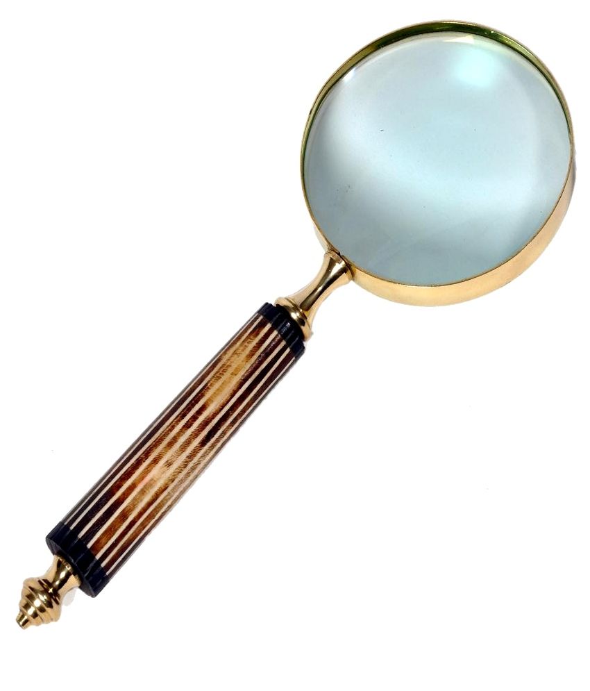 Functional Real Brass Antique Magnifying Glass: Buy 