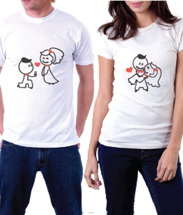 Buy La Proposal Couple Tshirt Online at Best Prices in India - Snapdeal