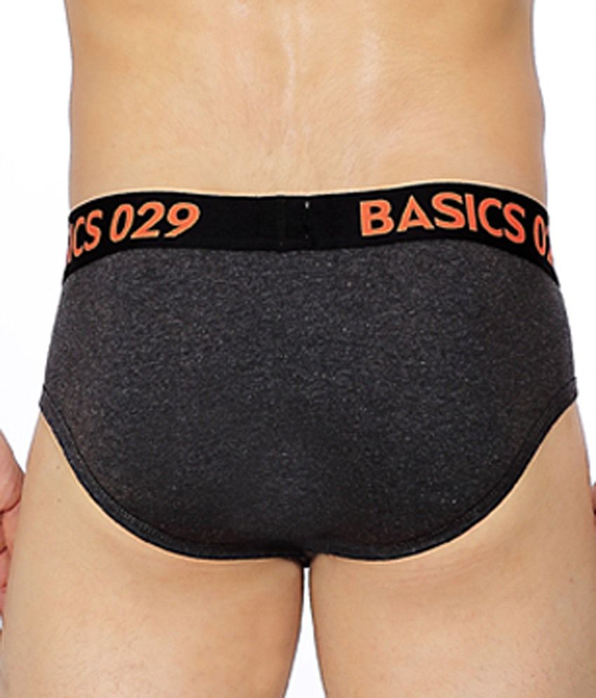 Basics Black Cotton Briefs Buy Basics Black Cotton Briefs Online at
