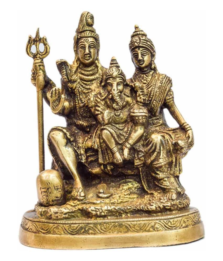 Statue Studio Brass Lord Shiva Idol: Buy Statue Studio Brass Lord Shiva ...