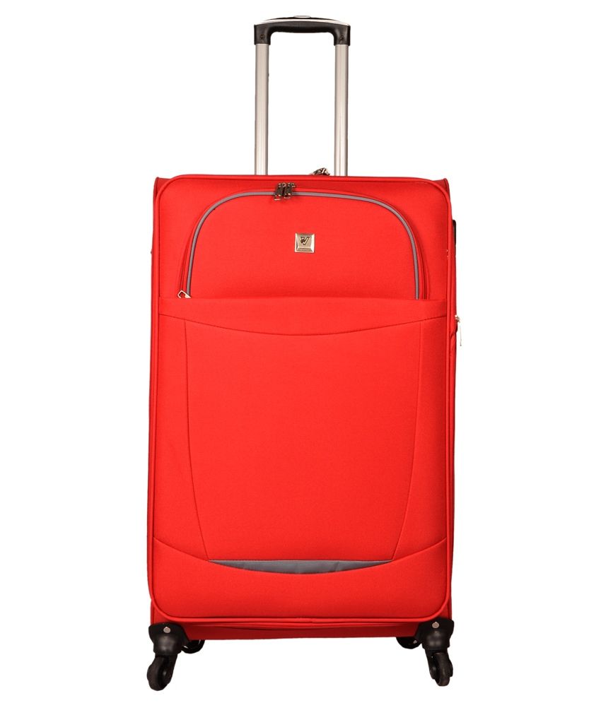 Verage 24 Inch Red 4 Wheels Upright Luggage - Buy Verage 24 Inch Red 4 ...