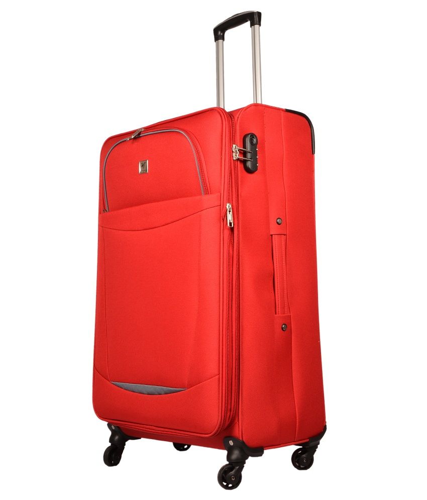 Verage 24 Inch Red 4 Wheels Upright Luggage - Buy Verage 24 Inch Red 4 ...