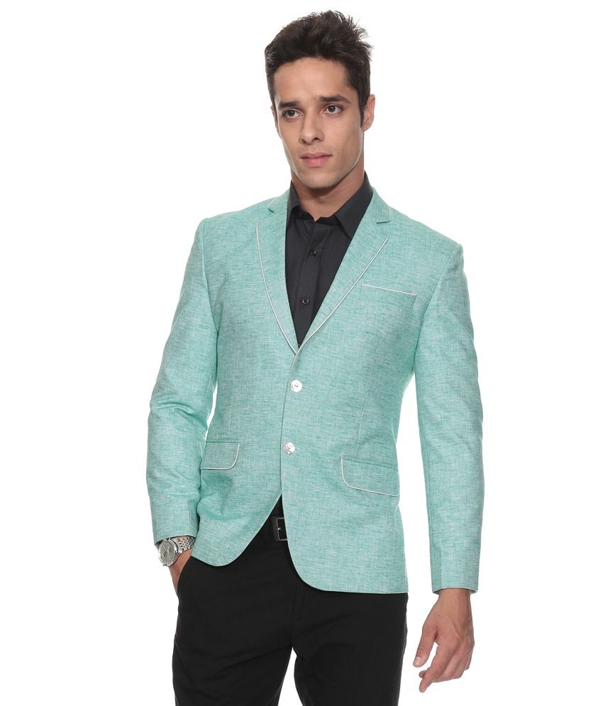 turquoise blazer men