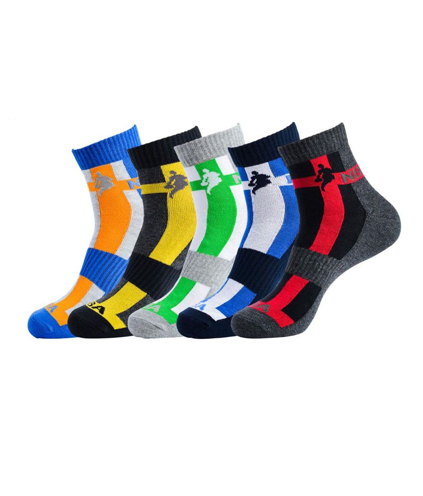 Nba Men Casual Ankle Socks Pack Of 5 Buy Online at Low Price in India