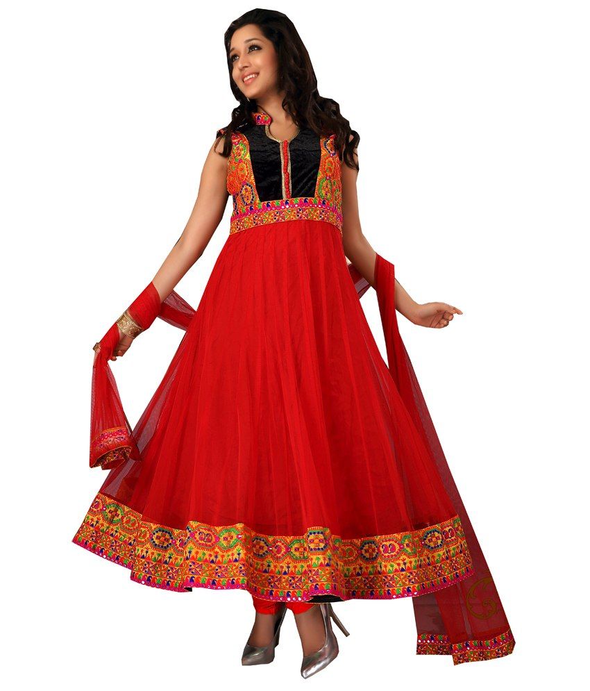 anarkali dress material online shopping