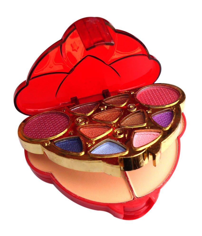 Ads Makeup Kit Contains Eyeshadhow, Compact Powder, Blusher And Lip