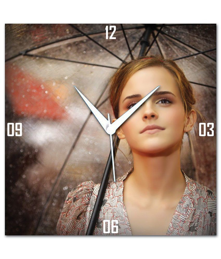 Amore Emma Watson Wall Clock Buy Amore Emma Watson Wall Clock at Best Price in India on Snapdeal
