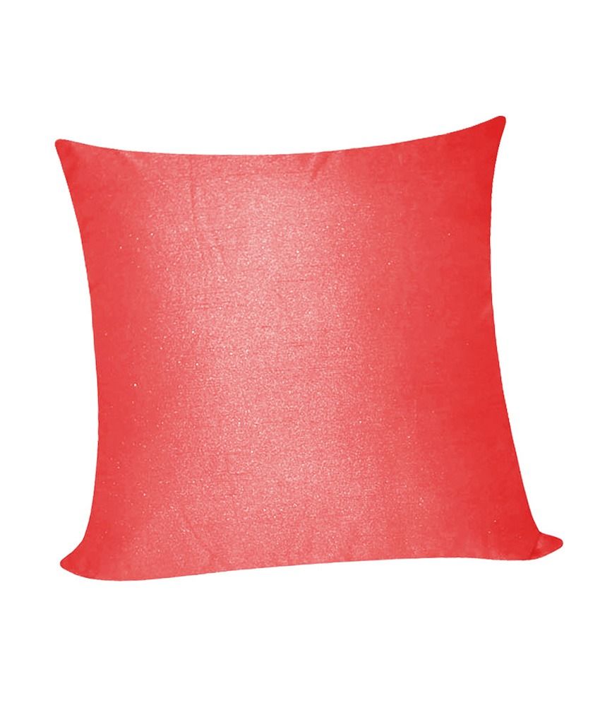 Stylish Plain Cushion Cover Pink 1 Pc (40 X 40 Cms) Buy Online at Best Price Snapdeal