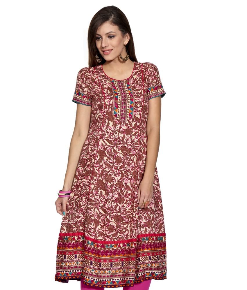 Biba Multicolored Printed Kurti - Buy Biba Multicolored Printed Kurti ...