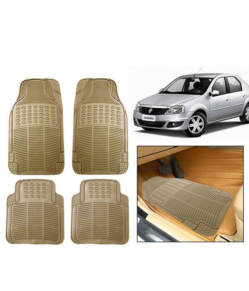 Autosun Beige Rubber Floor Mats For Renault Logan Buy Autosun Beige
