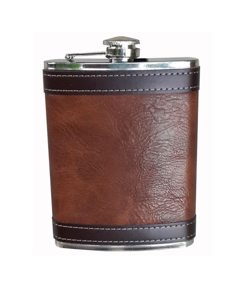 chivice-leatherite-stainless-steel-wine-flask-buy-online-at-best-price