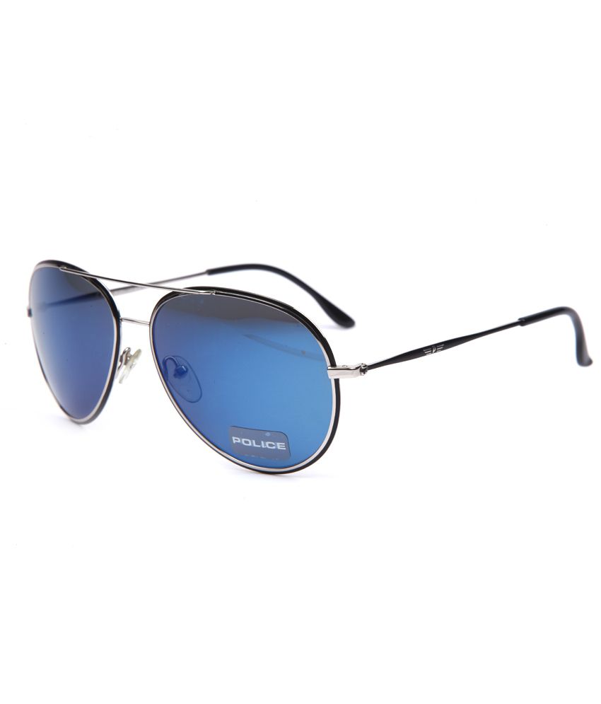 Police - Blue Pilot Sunglasses ( 8299-583b ) - Buy Police - Blue Pilot ...