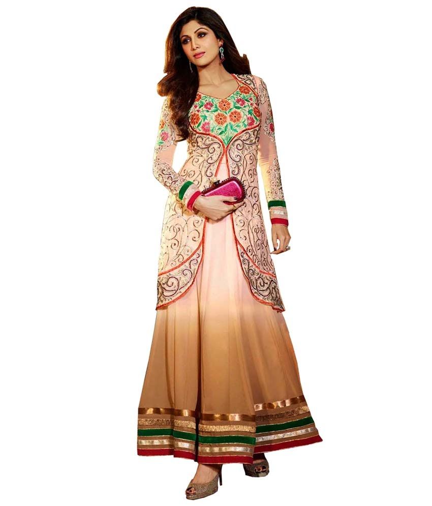 anarkali suit material