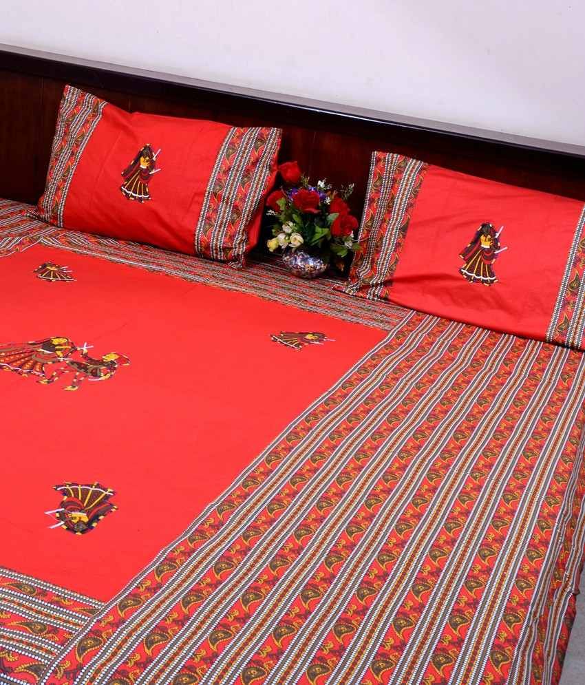 Rajwada traditional embroidery work 100 cotton jaipur prints double Rajwada traditional embroidery work 100 cotton jaipur prints double