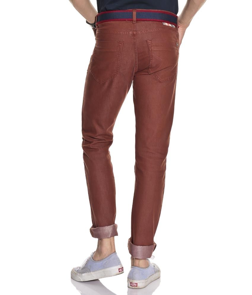 Pepe Jeans Red Skinny Jeans - Buy Pepe Jeans Red Skinny Jeans Online at ...