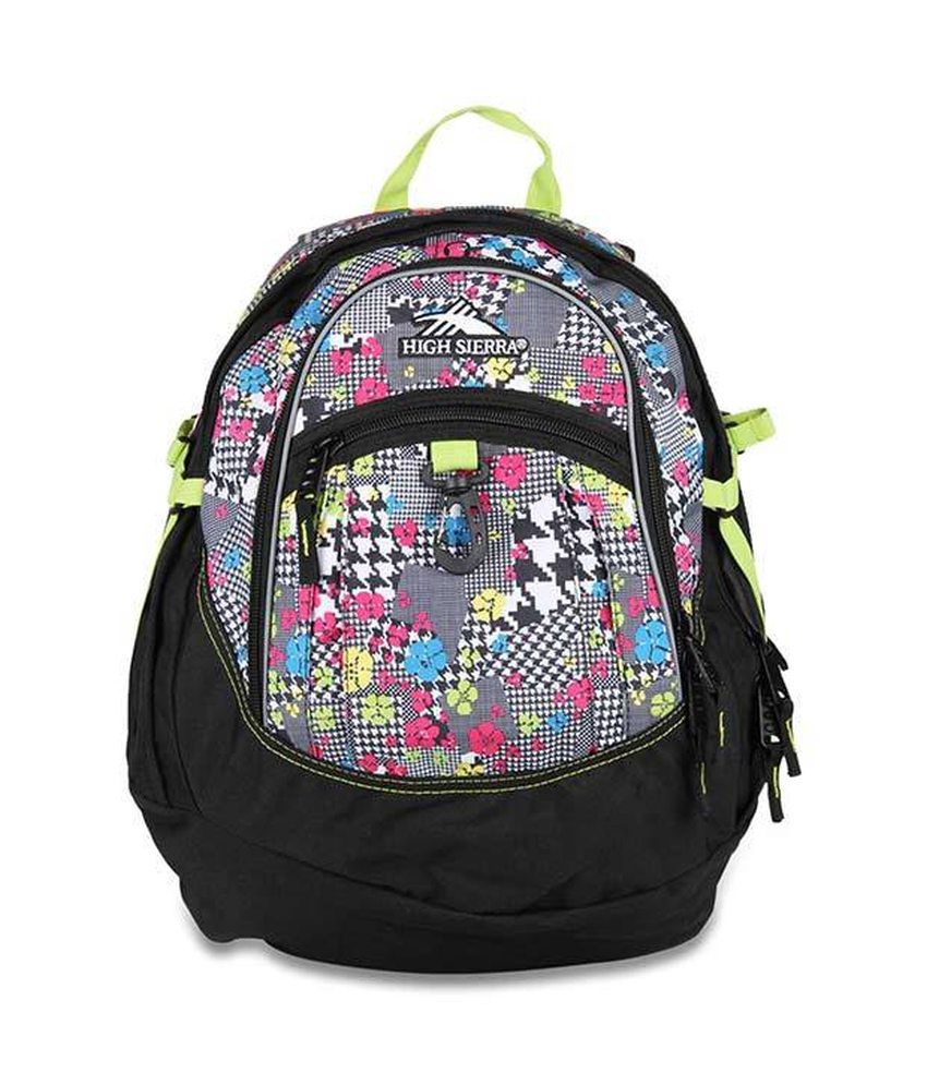 High Sierra Black And Pink Houndstooth Printed Backpack Black And Pink  Backpack - Buy High Sierra Black And Pink Houndstooth Printed Backpack  Black And Pink Backpack Online at Low Price - Snapdeal