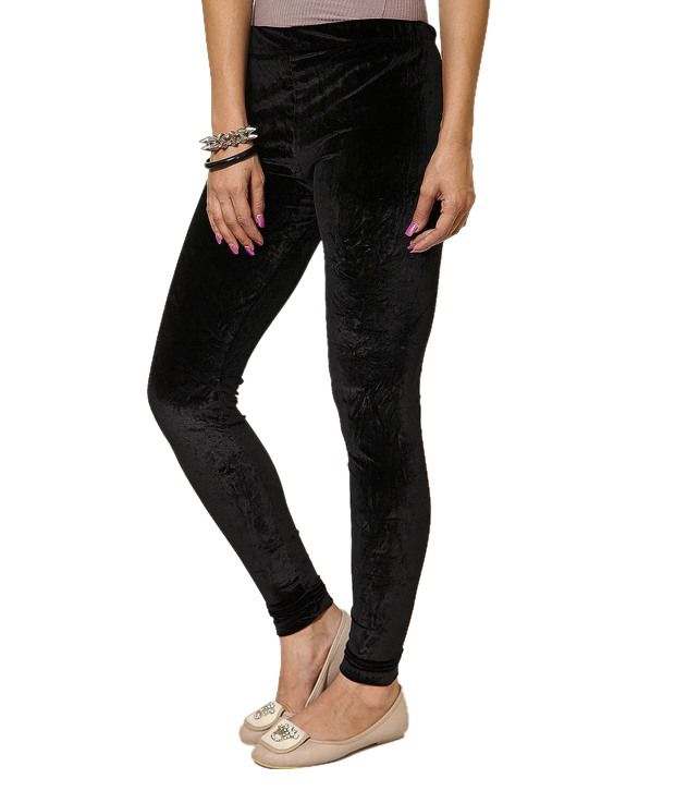 Buy Sportelle Black Polyester Slim Trousers Online at Best Prices in ...